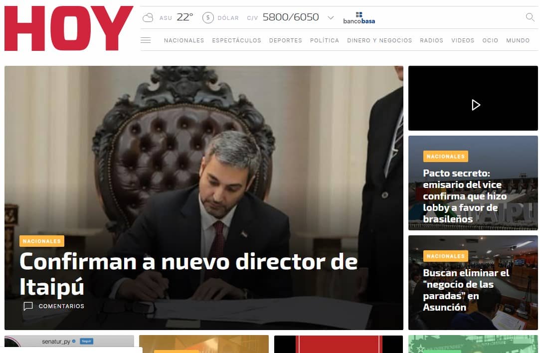 Diarios de paraguay hoy