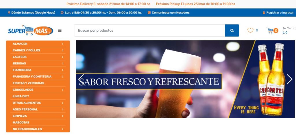 Delivery de Supermercado Supermas