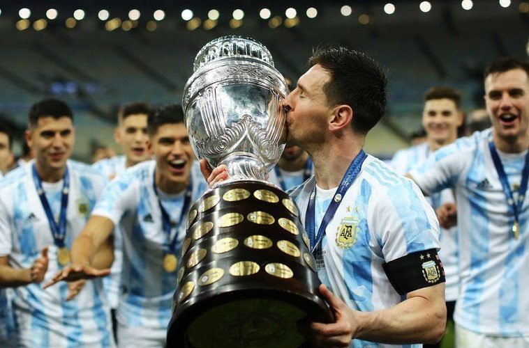 Lionel Messi se consagró campeón de la Copa América con Argentina (Foto FotoBaires)