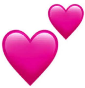 Emojis Dos corazones